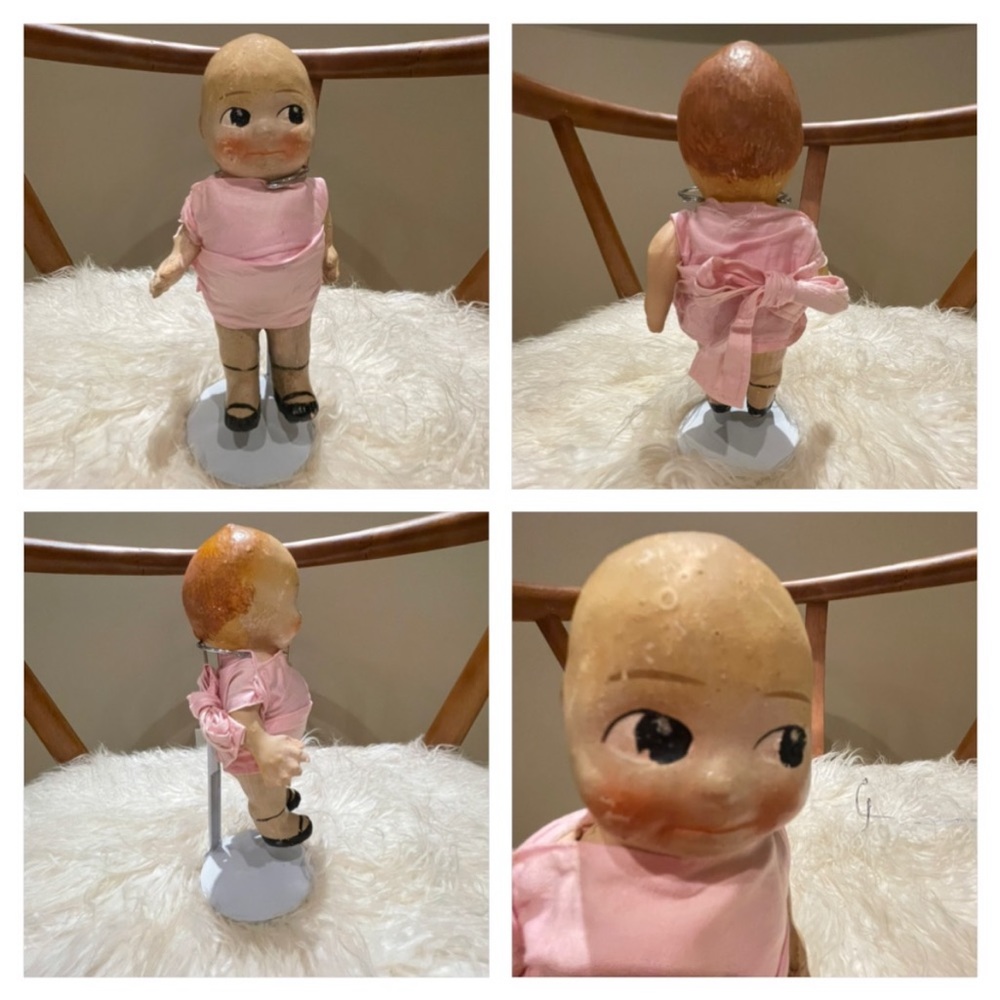 Antique 1920s Kewpie composition doll in original clothing